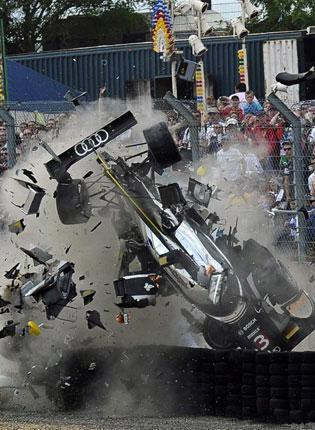 2011年勒芒24小时，麦克尼什遭遇重大事故