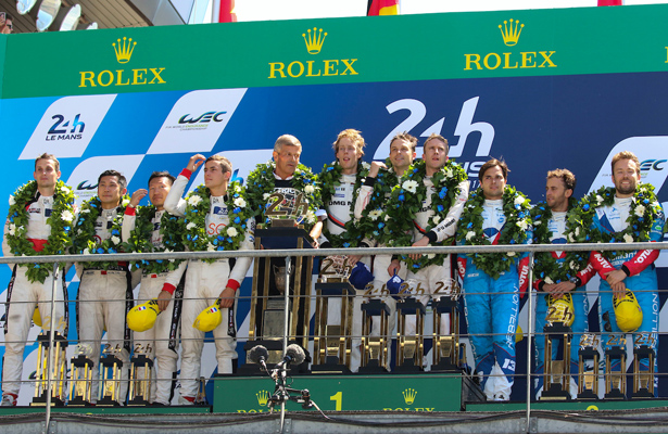 Le Mans Overall Podium