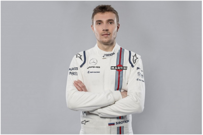 威廉姆斯车队赛车手谢尔盖·斯洛特金（Sergey Sirotkin）